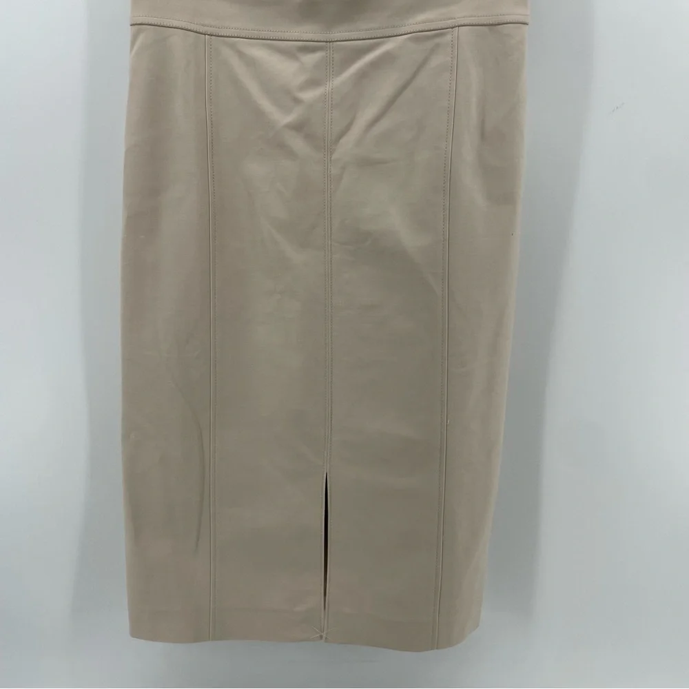 NEW Ann Taylor Shift Dress Beige 8 - Picture 3 of 7